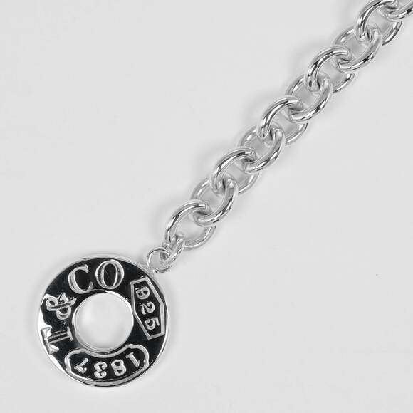 TIFFANY Authentic Silver Charm Bracelet - Picture 4 of 8